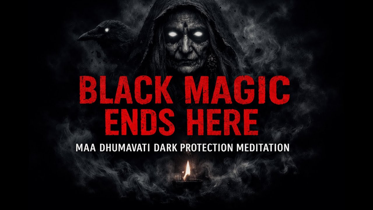 BLACK MAGIC ENDS HERE ⚠️ | Maa Dhumavati Dark Protection Meditation |Void Shield