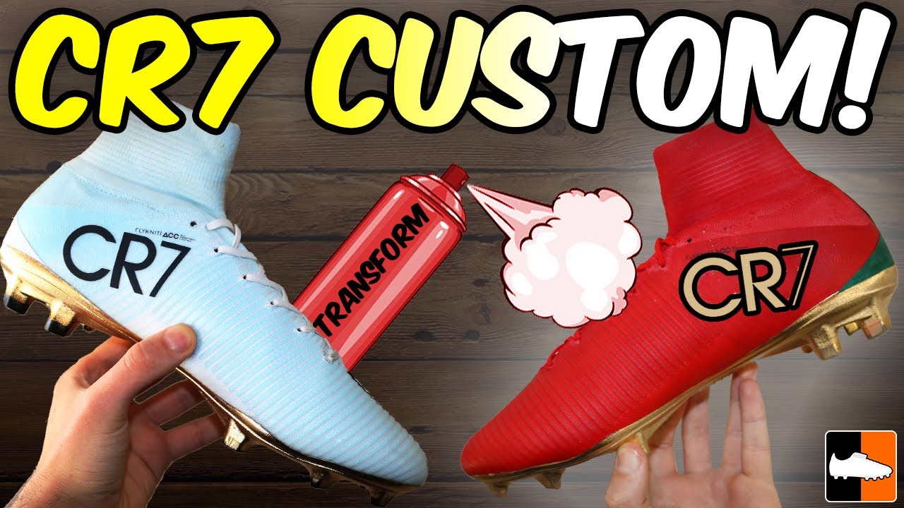 How To Make CR7 Red Superfly! Cristiano Ronaldo Campeões Custom Boots