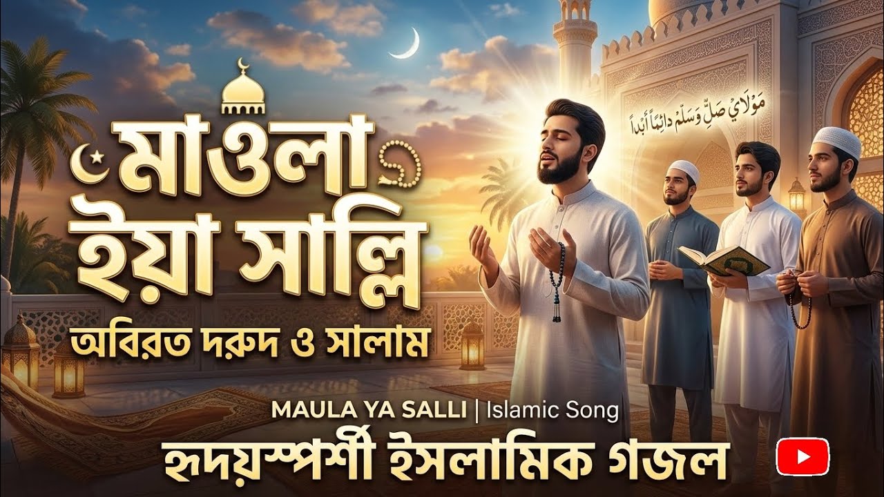 মাওলা ইয়া সাল্লি | Maula Ya Salli | অবিরত দরুদ ও সালাম | Heart Touching Bangla Naat |