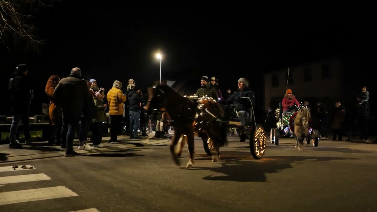 Paarden lichtstoet Gelrode