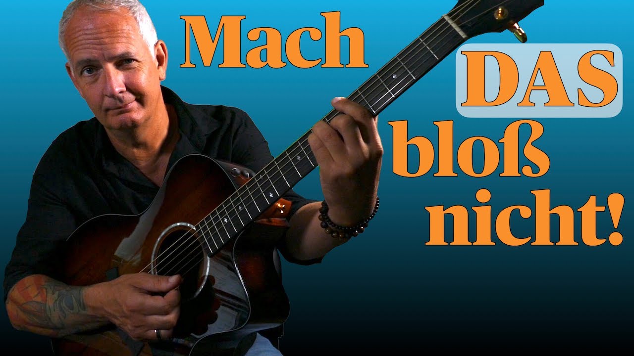 Die richtige Schlagtechnik auf der Gitarre | 5 h&auml;ufige Fehler vermeiden