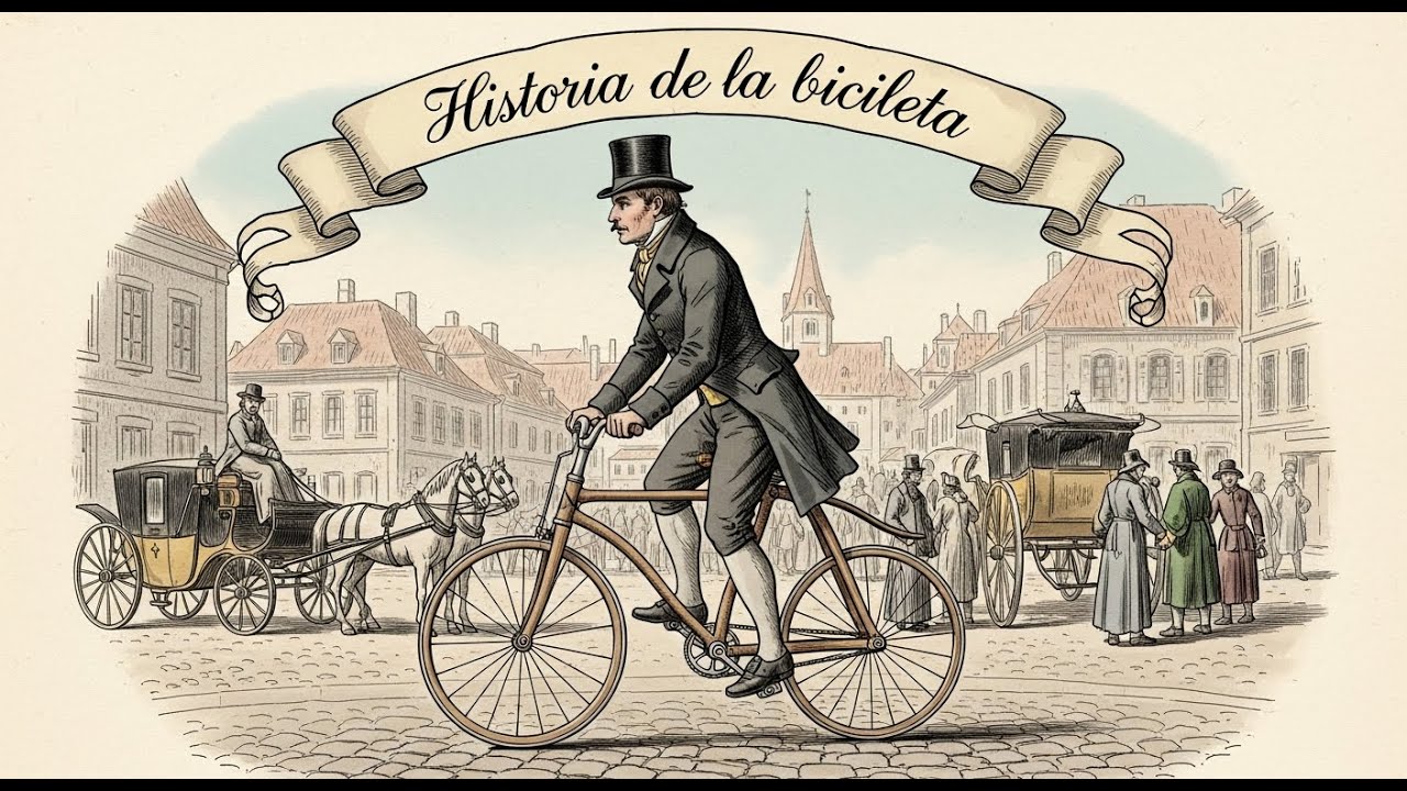 Historia del nacimiento de la bicicleta