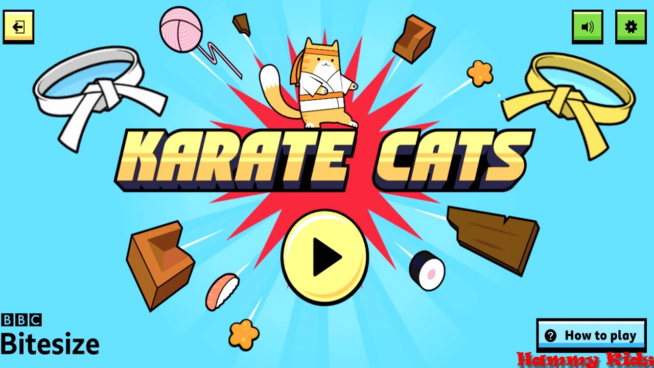 Karate Cats | BBC Bitesize | White and Yellow Belts | Hammy Kids