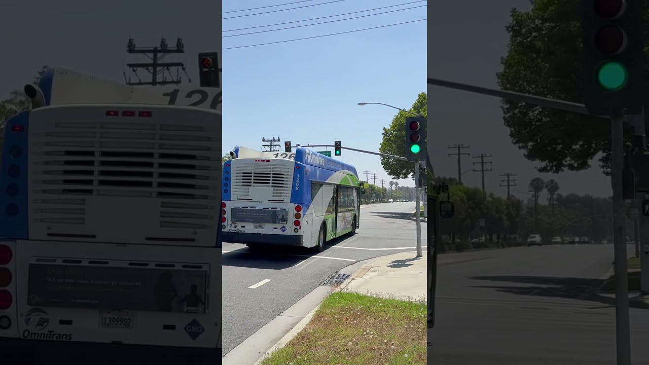 Voith | Omnitrans 2012 New Flyer XN40 1268 on the 66 to Fontana 