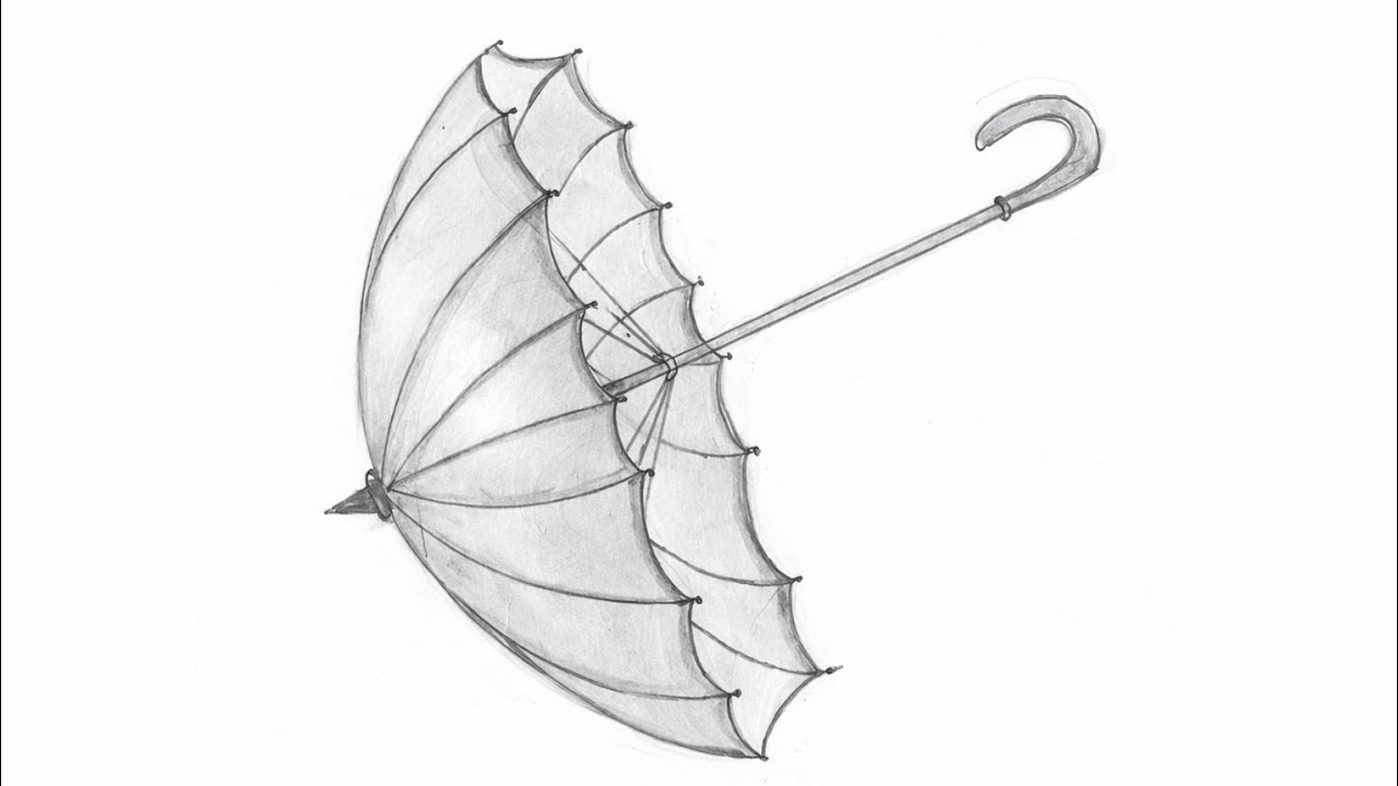   खुला छाते का आलेखन । चित्रकला प्रतियोगिता  ! बोर्ड परीक्षा के लिए महत्वपूर्ण ! Drawing 👍🎀! 