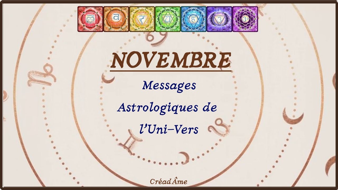 MESSAGES ASTROLOGIQUES SPIRITUELS NOVEMBRE 2025 #astrologie #guidance #oracle #tarot #eveil