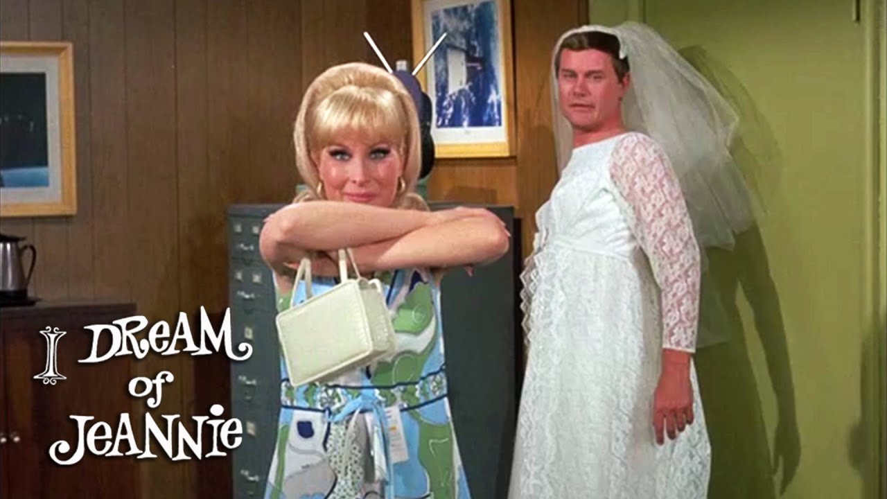 Tony And Jeannie Try On Dresses | I Dream Of Jeannie