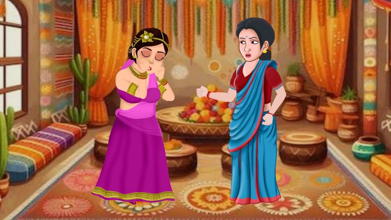 चालाक भाभी का ननद के शादी में नाटक|Hindi Stories|Cartoon|SaasBahuki kahaniyan|Bhoot|Anaya|Moralstory