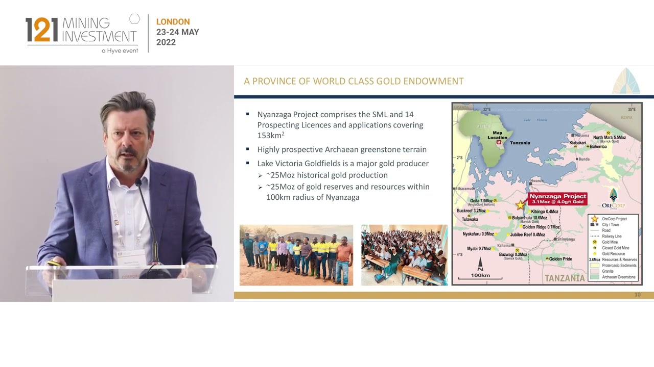 Presentation: OreCorp - 121 Mining Investment London May 2022