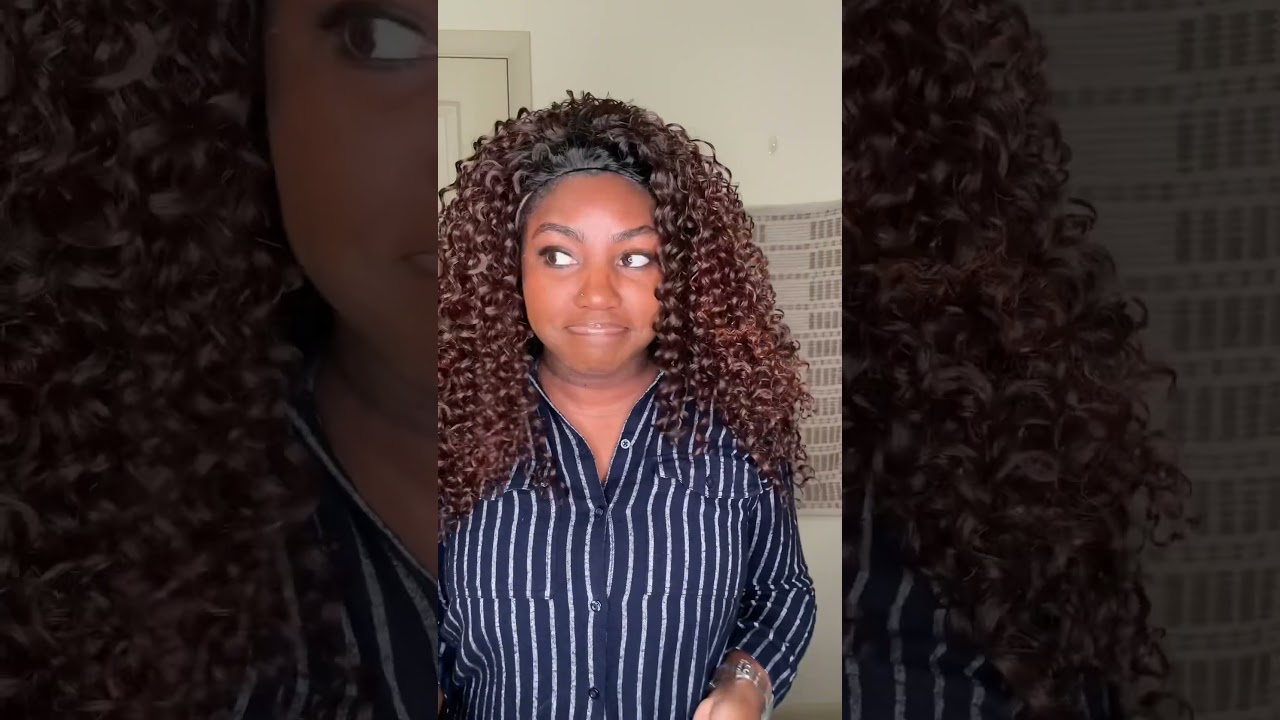 Curly Half Wig | Outre Converti Cap Curly K.O. | Easy & Quick Natural Hair Protective Style