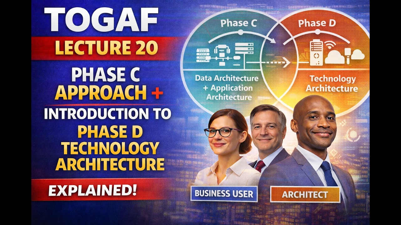 TOGAF Batch Lecture 20  Phase C Approach + Introduction to Phase D Technology Architecture