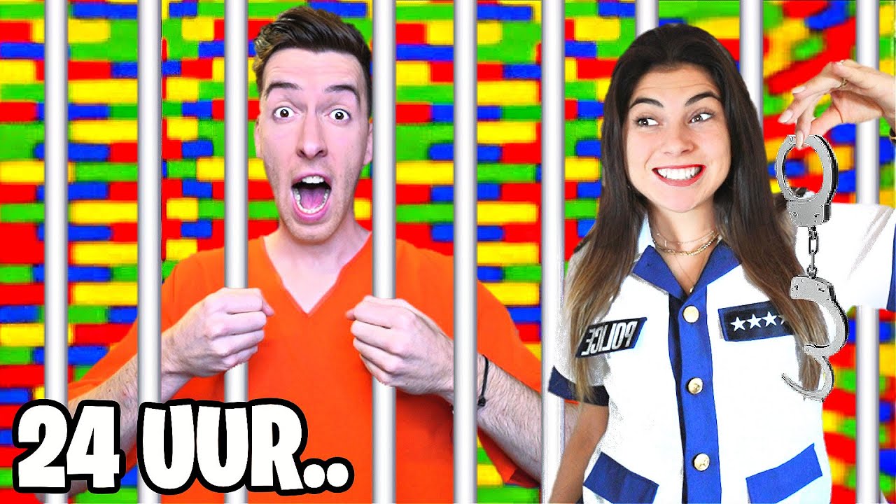 MIJN VRIEND 24 UUR LANG OPSLUITEN IN LEGO GEVANGENIS! *DEEL 2* #367