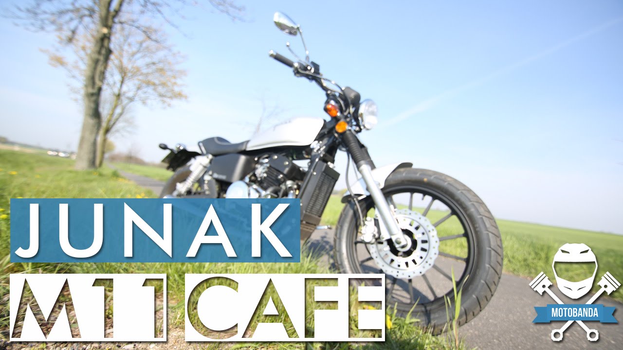 Styl Cafe Racer w klasie 125? Junak M11 Cafe Opinia