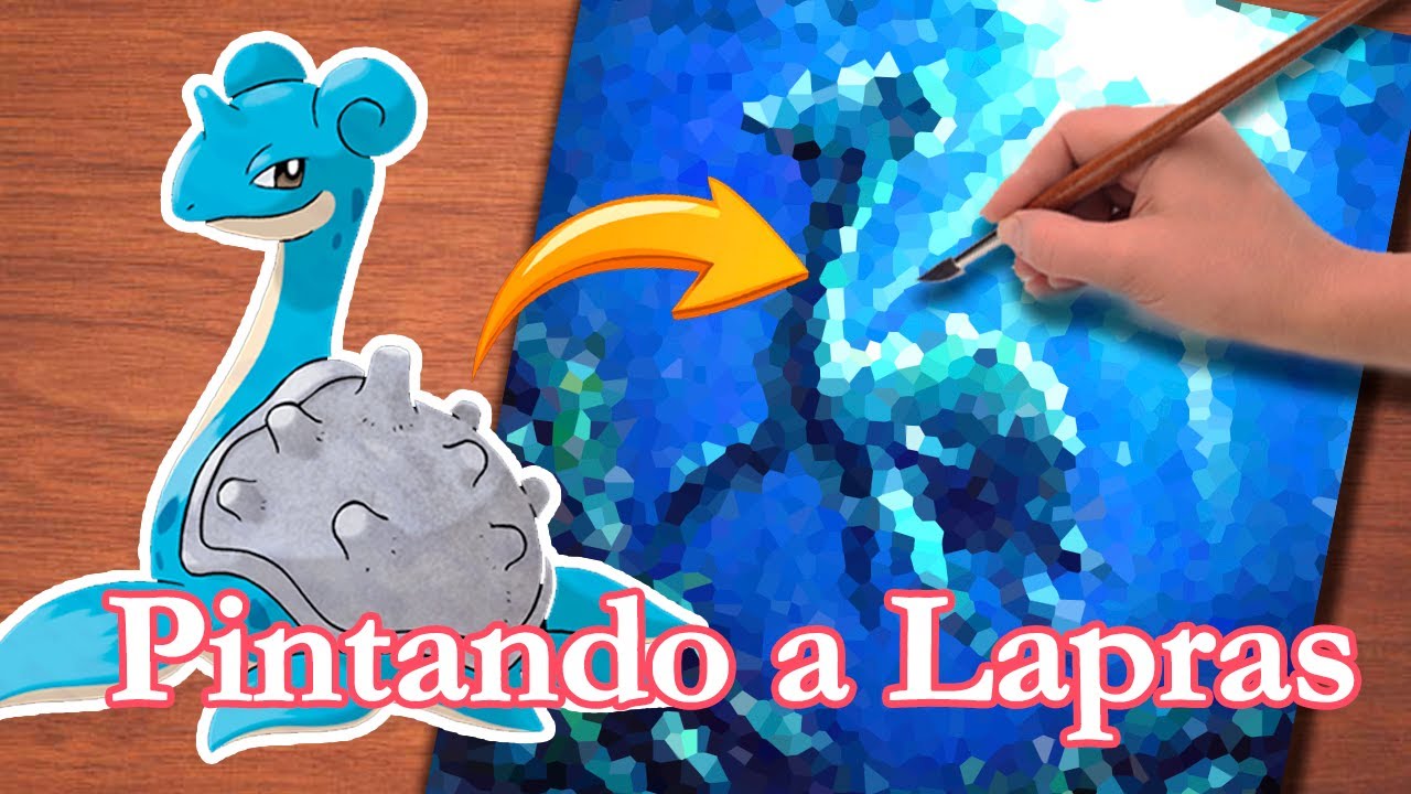 Así PINTÉ un LAPRAS debajo del mar | PROCESO DE PINTURA | TUTORIAL DE ARTE | TIMELAPSE | POKEMON