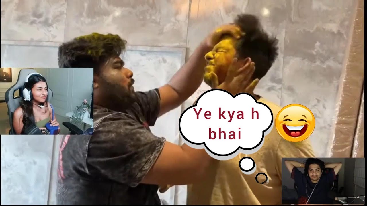 Crazy reaction by Rega & mili on Mafia and PP holi clip🤣🤣@soulregaltos9810 @MilikyaMili