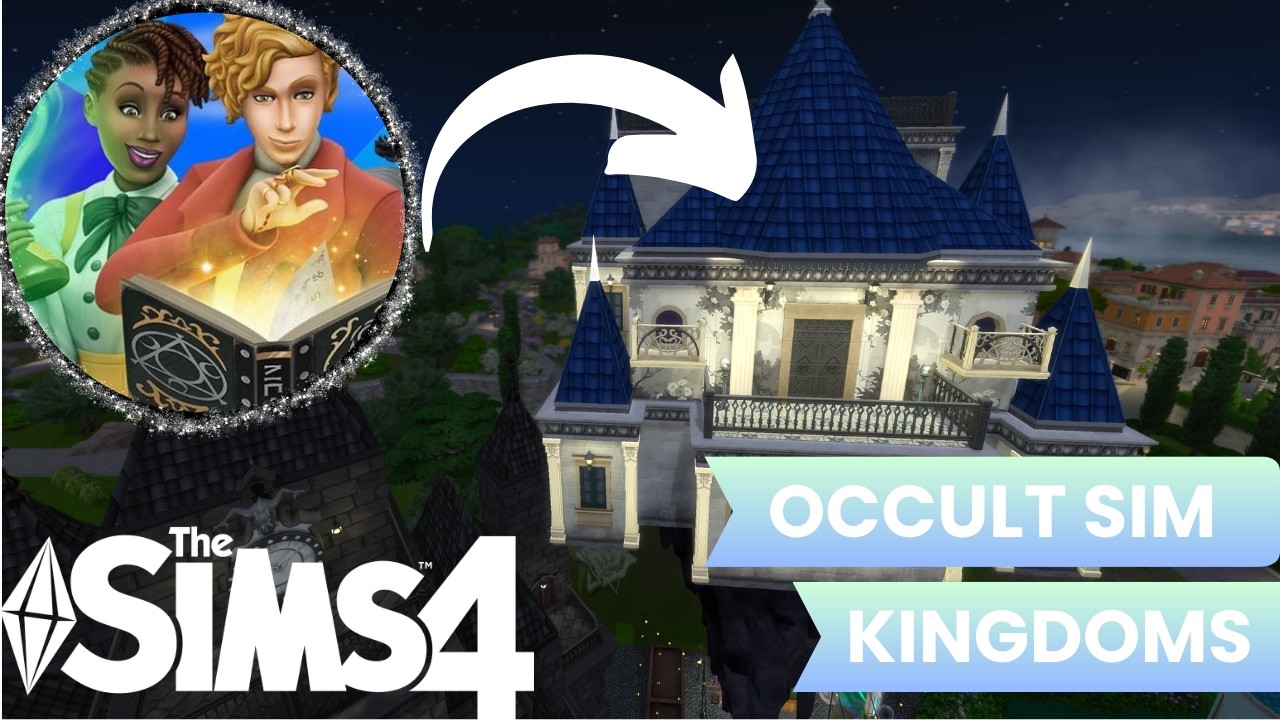 В Sims 4 каждое королевство — это отдельное оккультное сообщество | Королевская власть и наследие