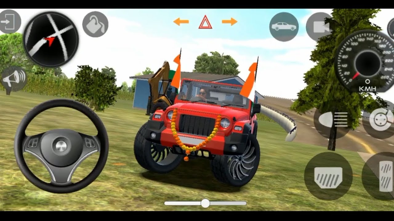 Dollar Song😈Modified Mahindra Thar😈Games:Indian Red Thar (Gadi Wala Games) Car Game Android Gameplay