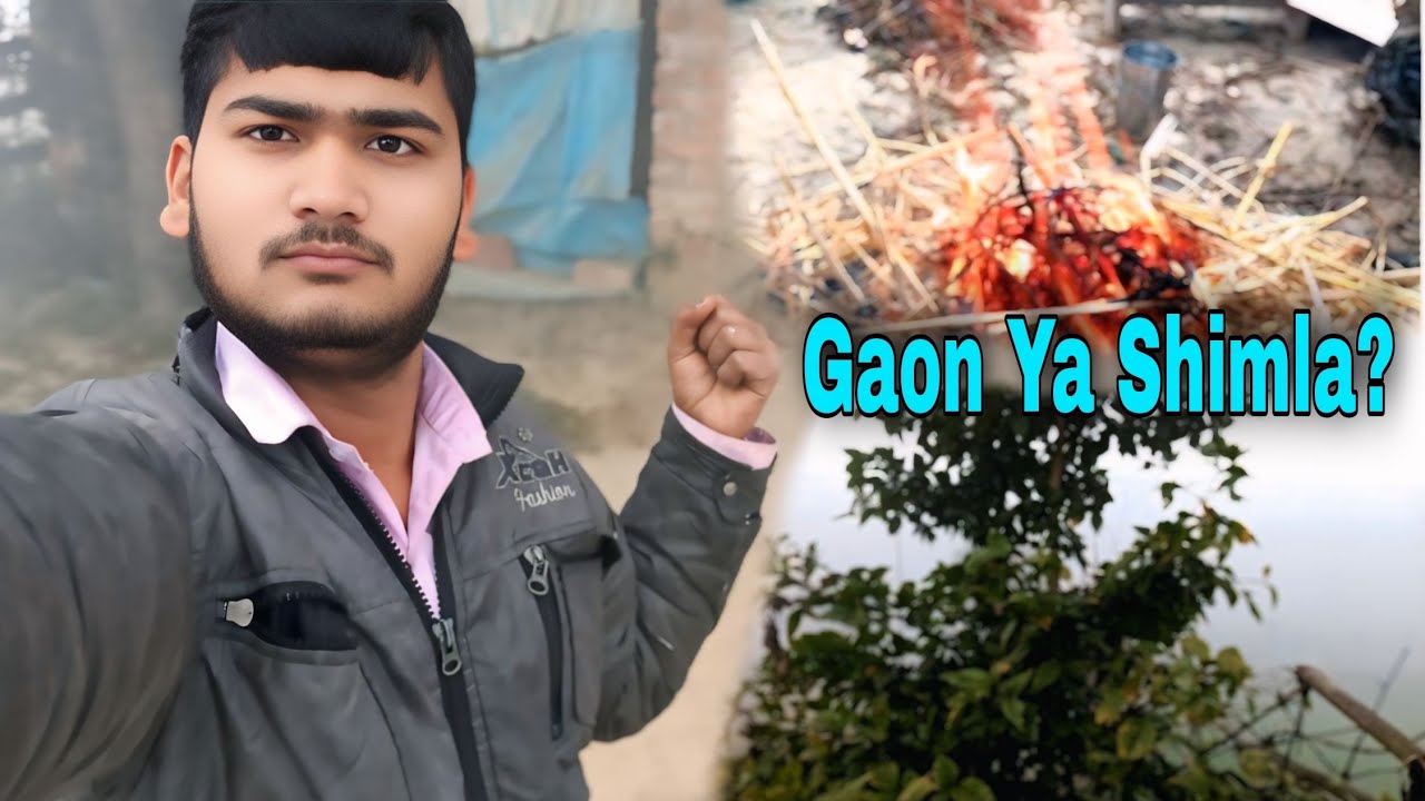 Mere Gaon Ka Mausam Ho Gaya Shimla ❄️#villagevibes