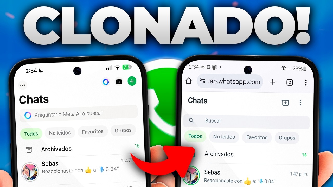 Como CLONAR WhatsApp SOLO con el NÚMERO 2025