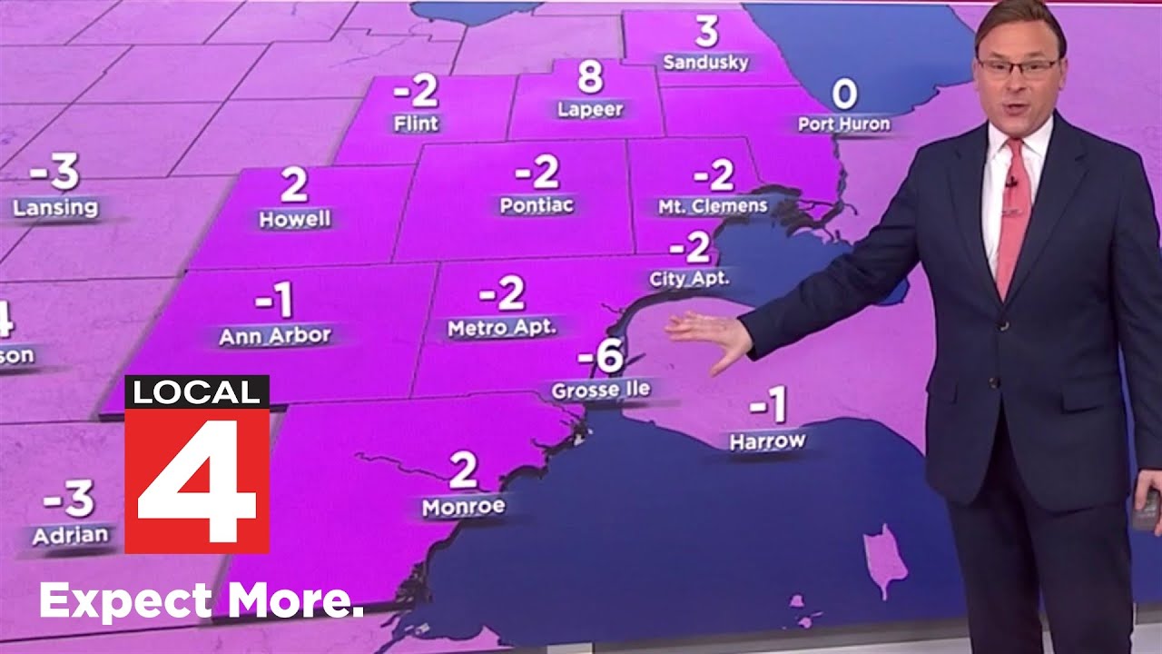 Metro Detroit weather forecast Jan. 25, 2026 -- 1 p.m. Update