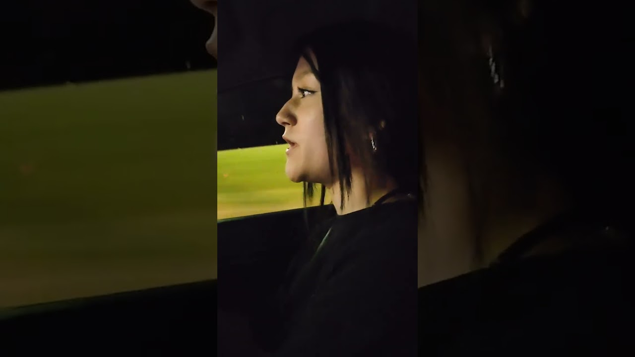 power station in Yallourn North at night when passing by with my daughter driving