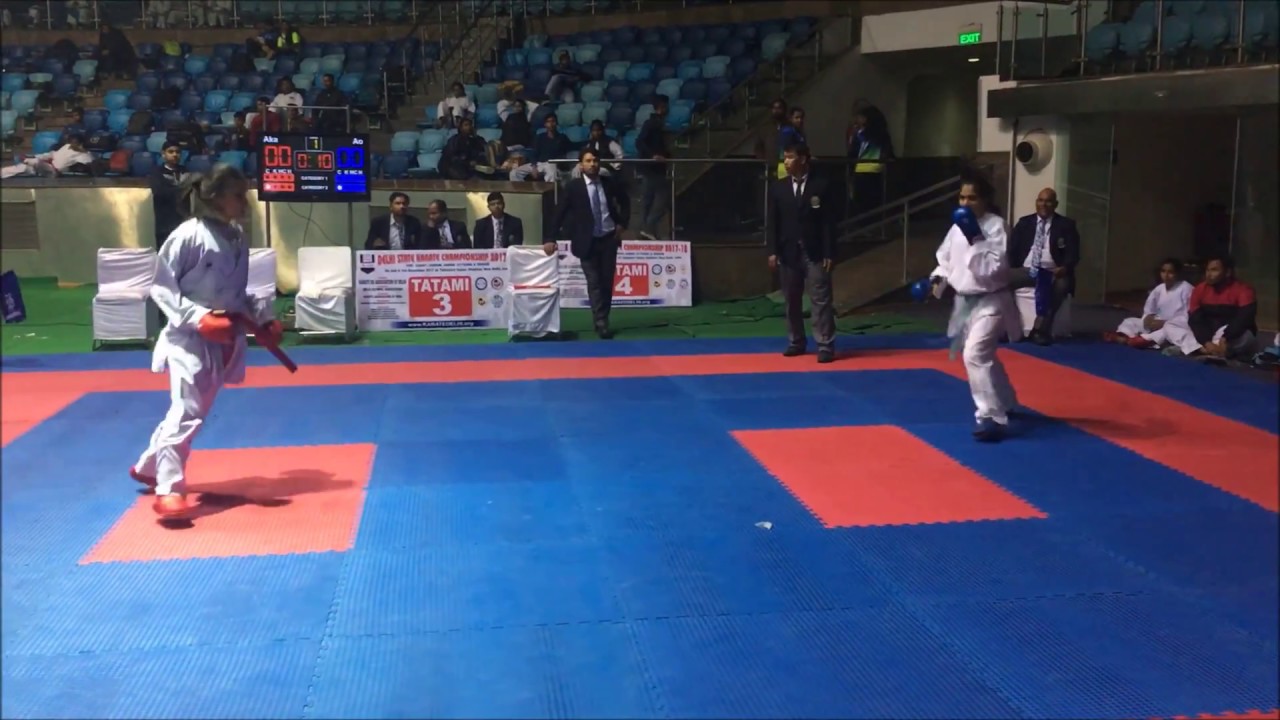 KARATE INDIA # DELHI STATE CHAMPIONSHIP 2017-18 ## FEMALE U-21 KUMITE -50KG 