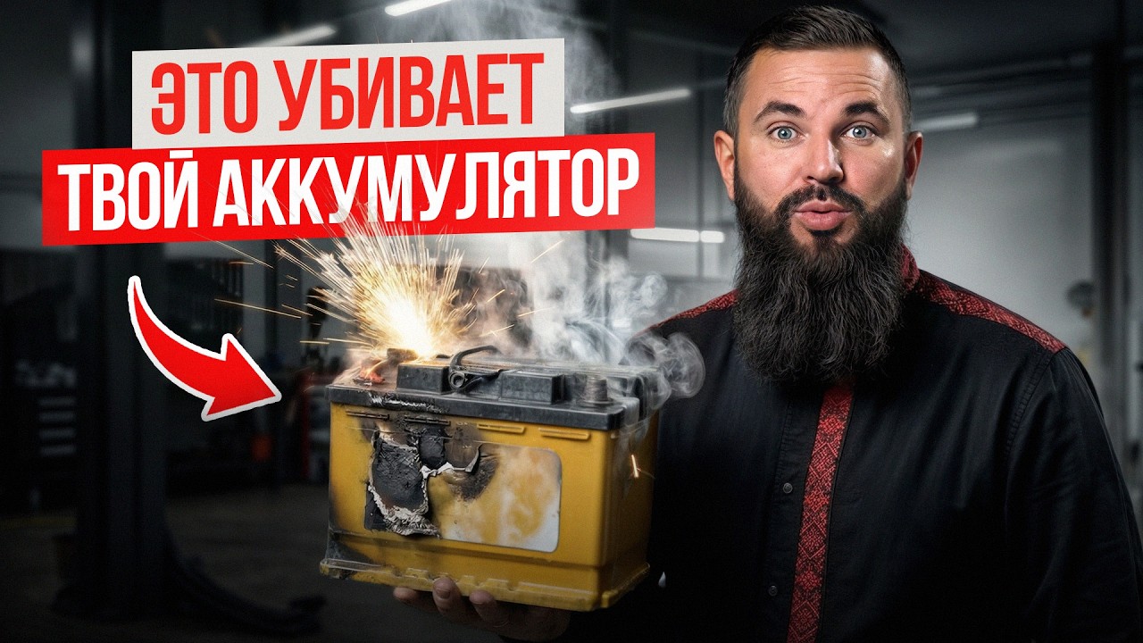Перестань кормить автосервисы! Сделай ЭТО и АКБ проживет 10 лет! / Что РЕАЛЬНО влияет на работу АКБ?