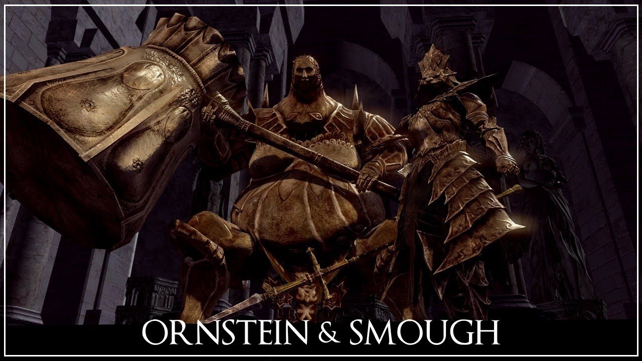 DARK SOULS™  REMASTERED  - Ornstein & Smough Boss Fight (Super Ornstein)