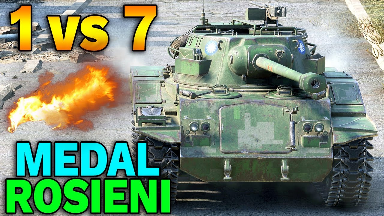 1 VS 7 i Medal Rosieni - World of Tanks