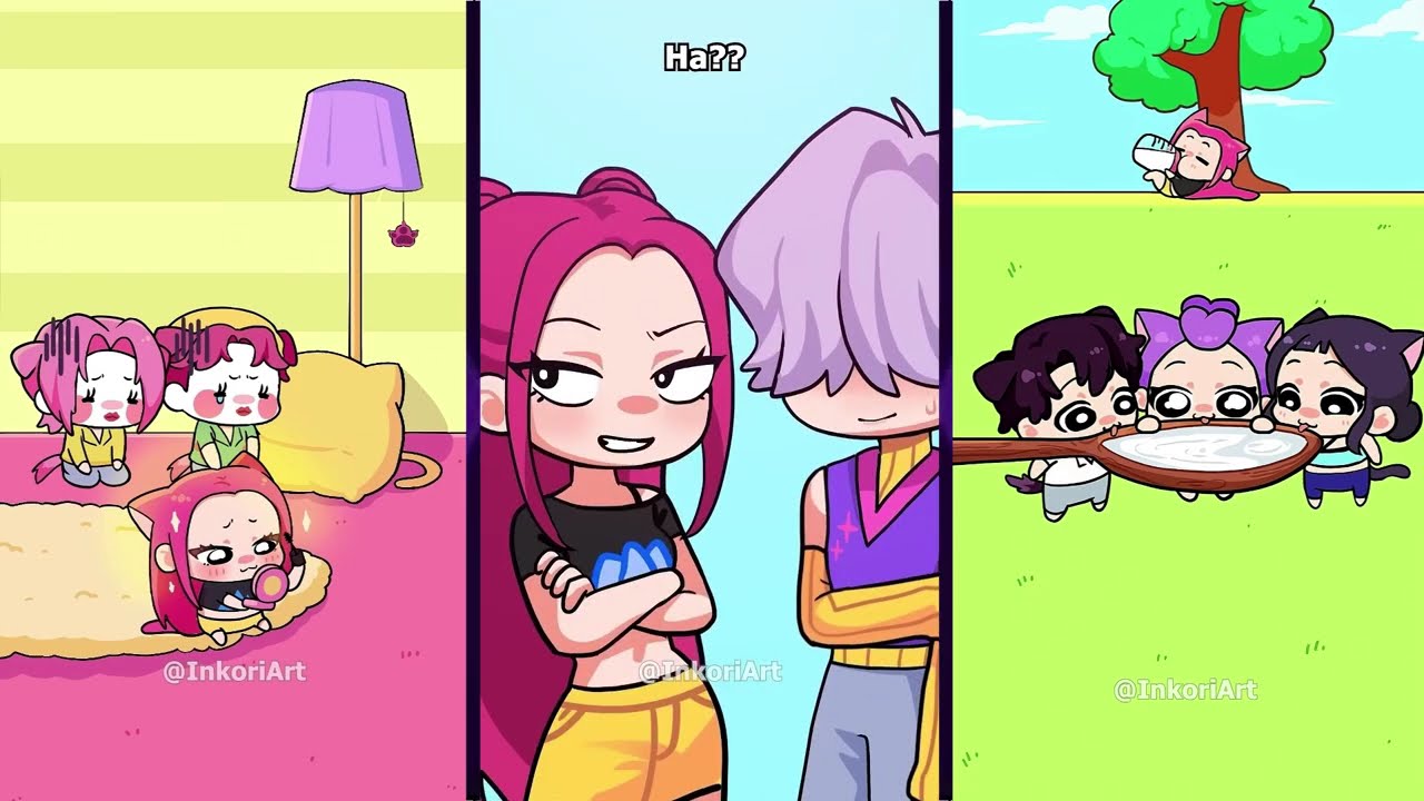 Jinu and Rumi Compilation – Which cute cat would you choose | Demon Slayer Kpop