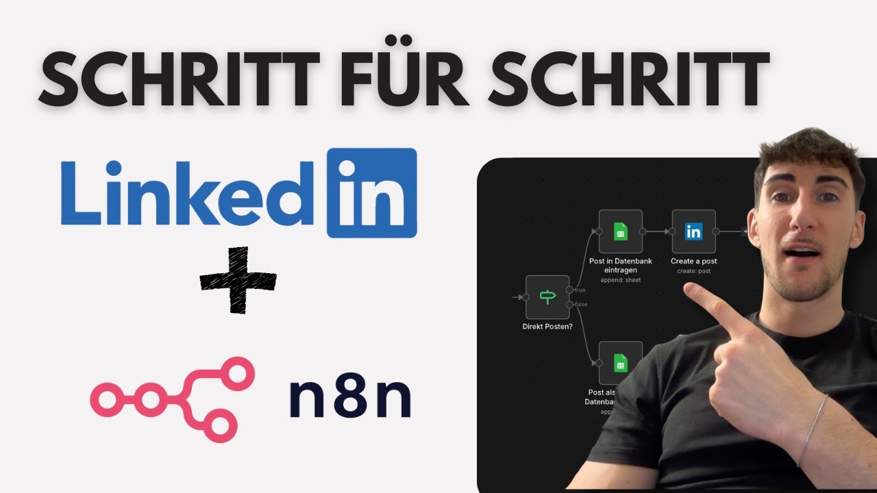 LinkedIn mit n8n verbinden: Der komplette Guide (Developer App & API)