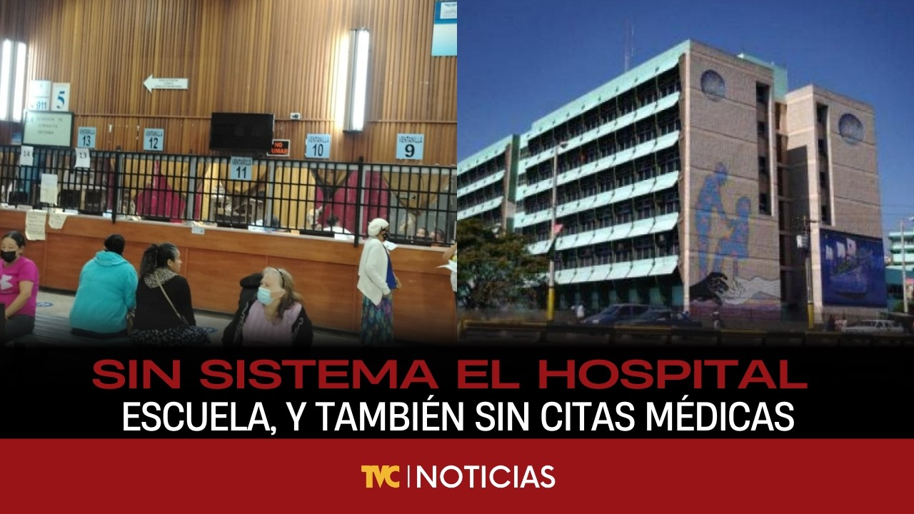 Sin sistema el Hospital Escuela, Tegucigalpa, y también sin citas médicas.