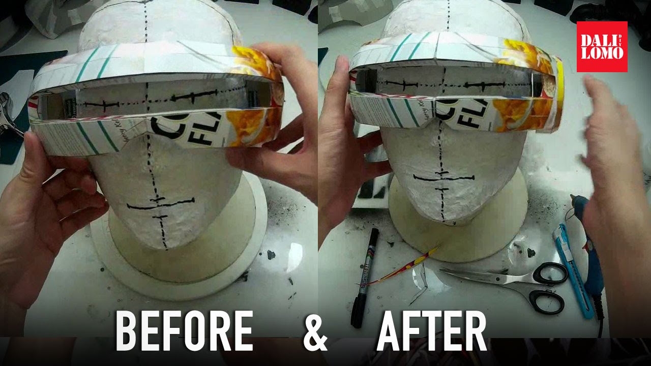 How to make X-Men Cyclops Visor Part 2 - How To Fix Oversized Visor?
