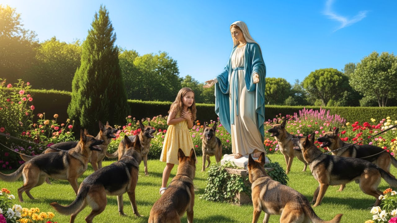 14 Police Dogs Surrounded a Little Girl — Then the Virgin Mary Appeared and Stunned Everyone