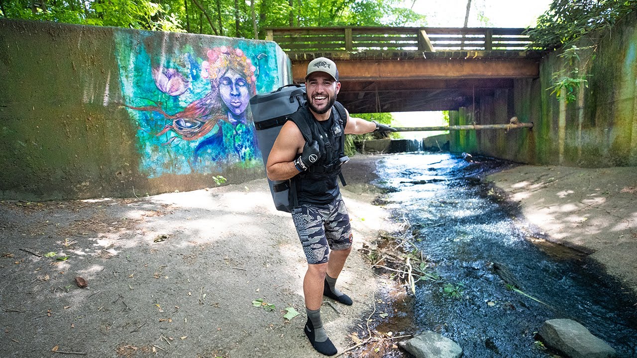 FOUND Urban Treasure Hunting DEEP In Major City!!! (graffiti walls)