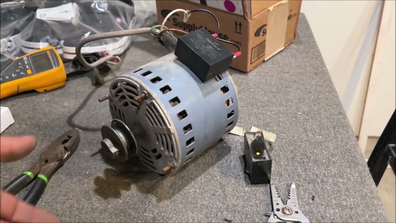how to change a fan motor CAPACITOR