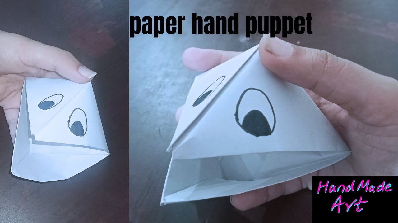 Hand puppets from paper | Toy animals DIY | Easy origami animals