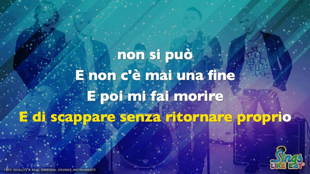 Modà - E non c'è mai una fine - Karaoke Reals Instruments