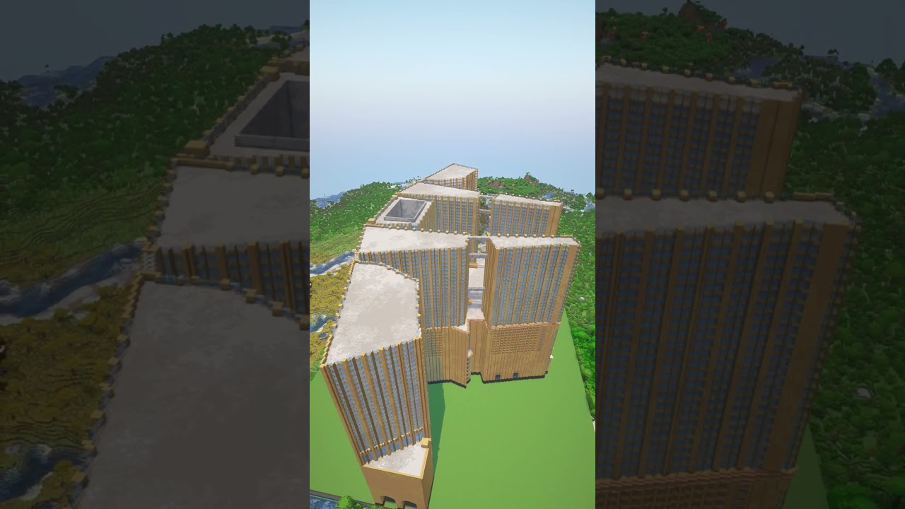 Makkah Royal Clock Tower Minecraft Timelapse | #minecraftbuilding #minecraft