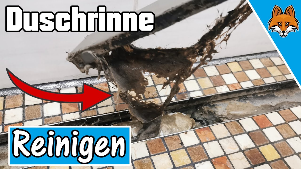 Duschrinne reinigen - So kannst du deinen Duschablauf reinigen 🚿✅