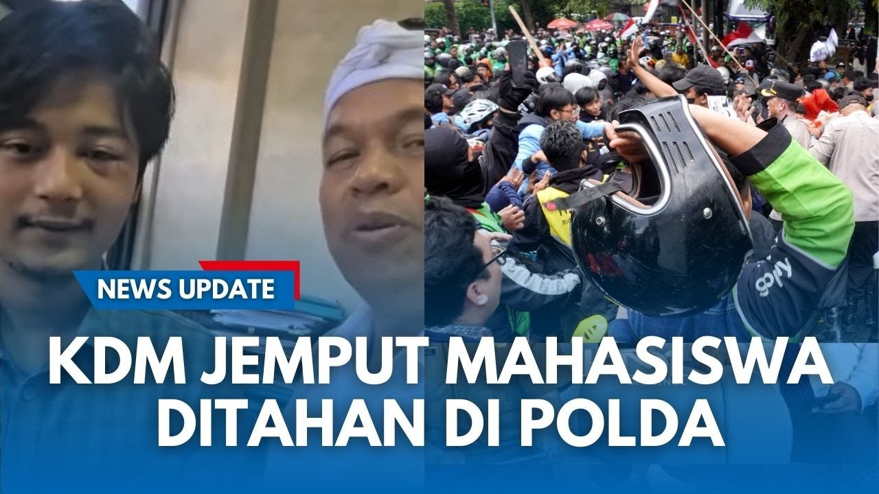 KDM Penuhi Janjinya! Pulangkan Mahasiswa ditahan di Polda Jabar Terdampak Rusuh Anarko di Bandung