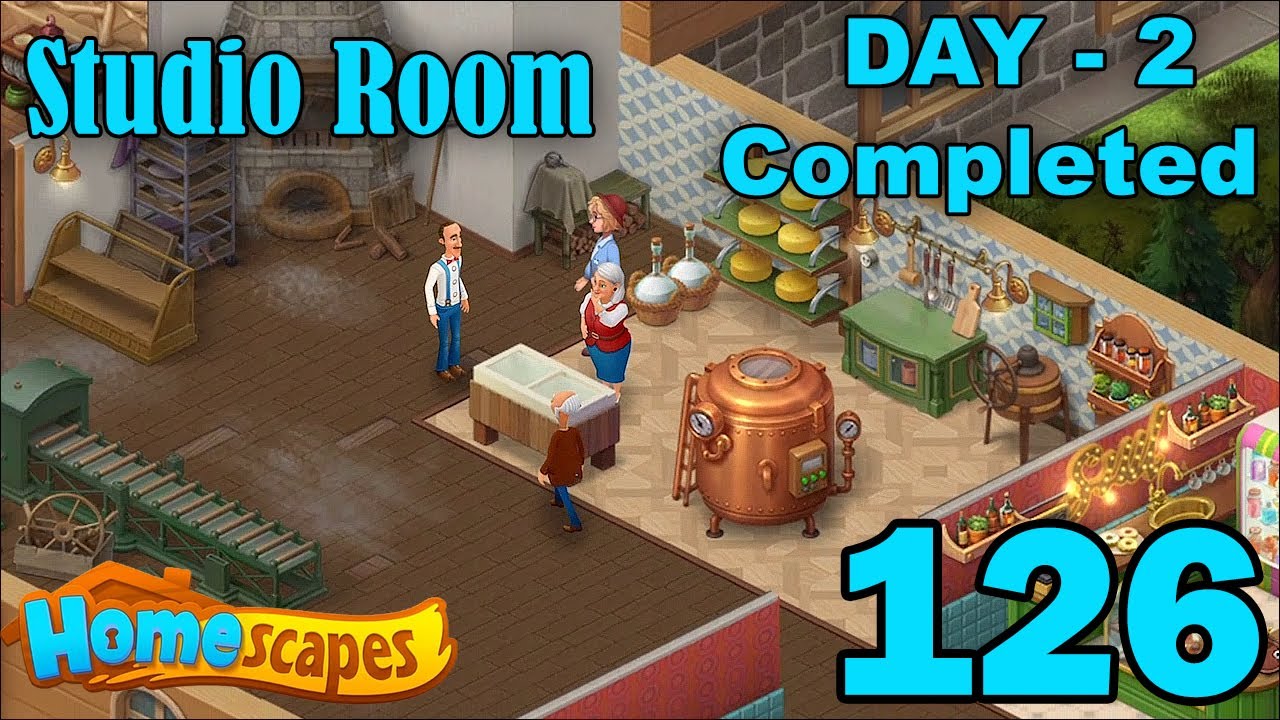 Homescapes New Bakery Room Expansion - Day 2 Completed - Part 126
