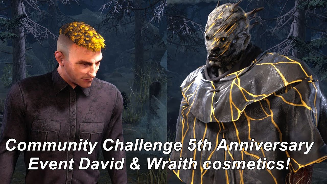 Dead By Daylight| David & Wraith 5th anniversary cosmetics unlocked! Two heads are better than one!
