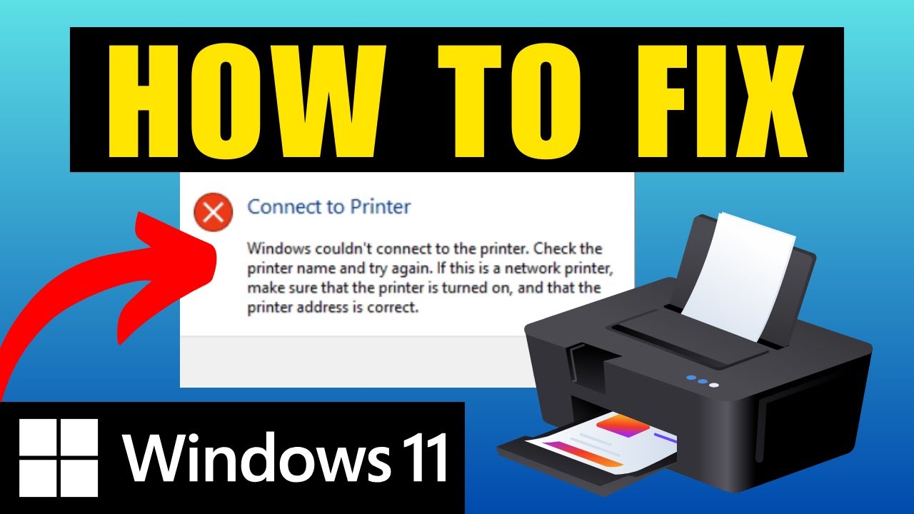 How To Fix Printer Not Working on Windows 11