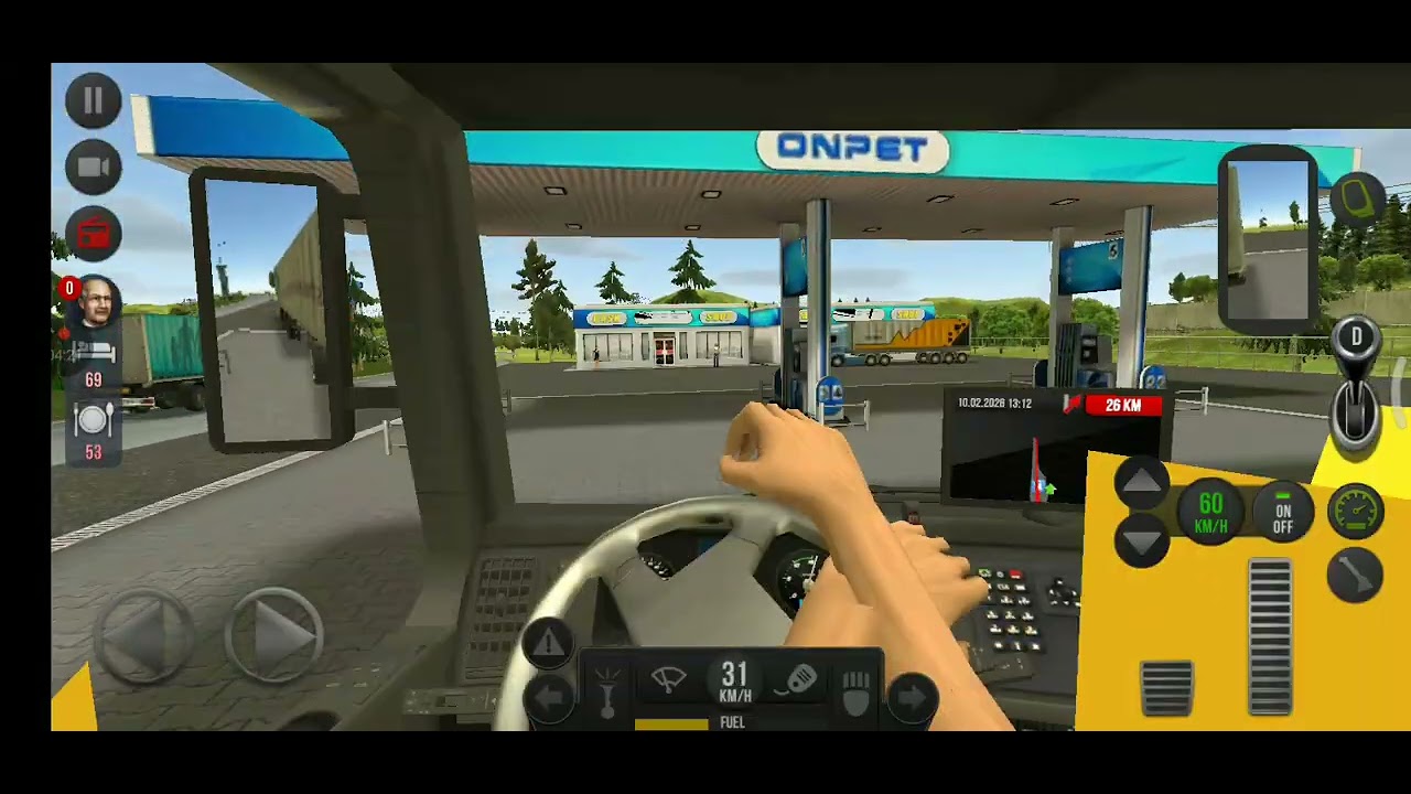 أنا كمل مهمات في لعبة الشاحنة🚛