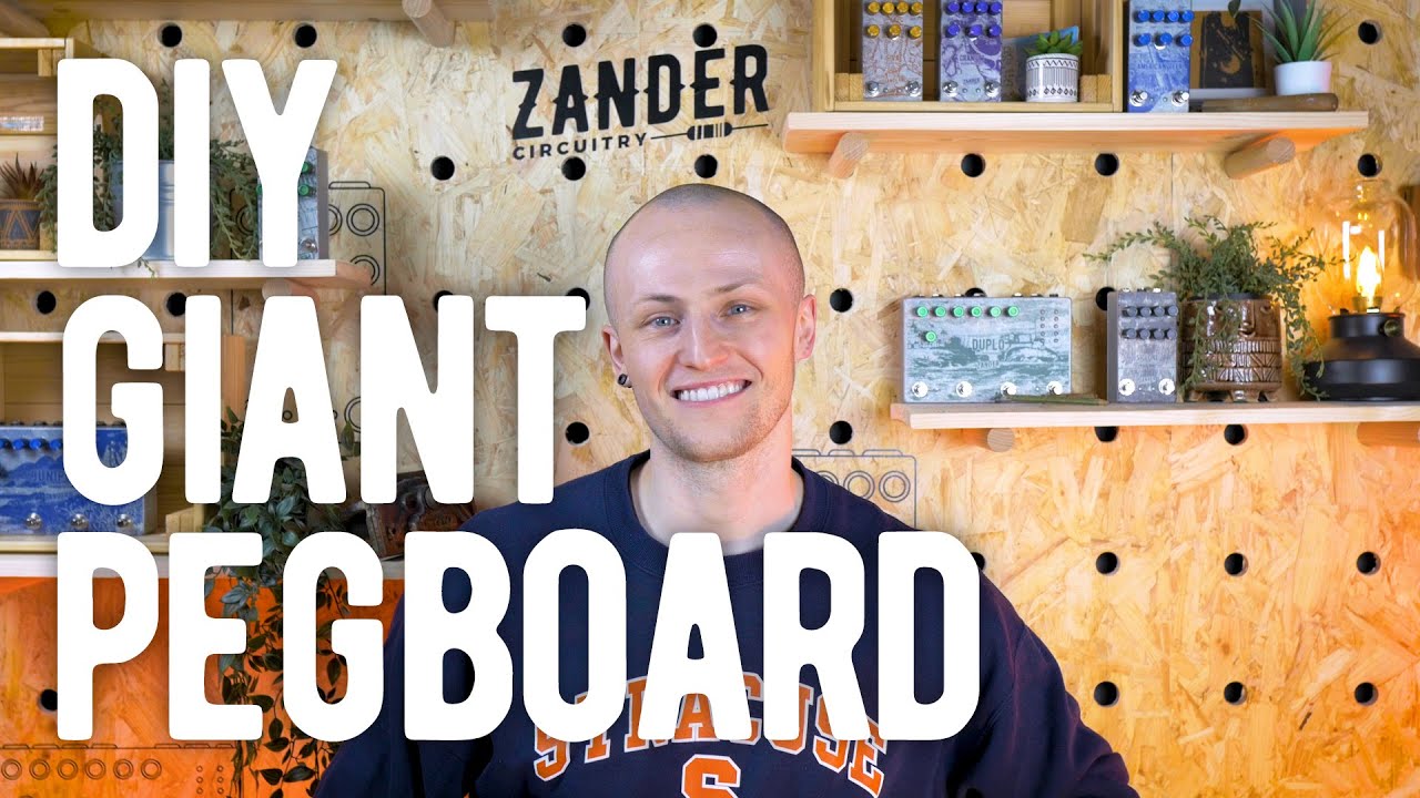 Building a Giant OSB Pegboard wall