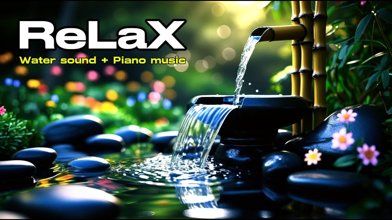 Relaxing Music and Soothing Water Sounds | Insomnia Relief, Calm Anxiety & Depression, Focus Work