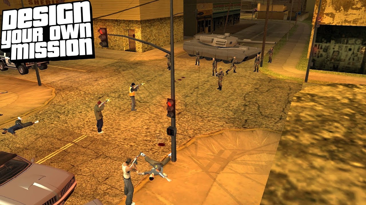 ANGEL PINE INVASION (TERRORISTS ATTACK) - GTA San Andreas - DYOM Mission #76