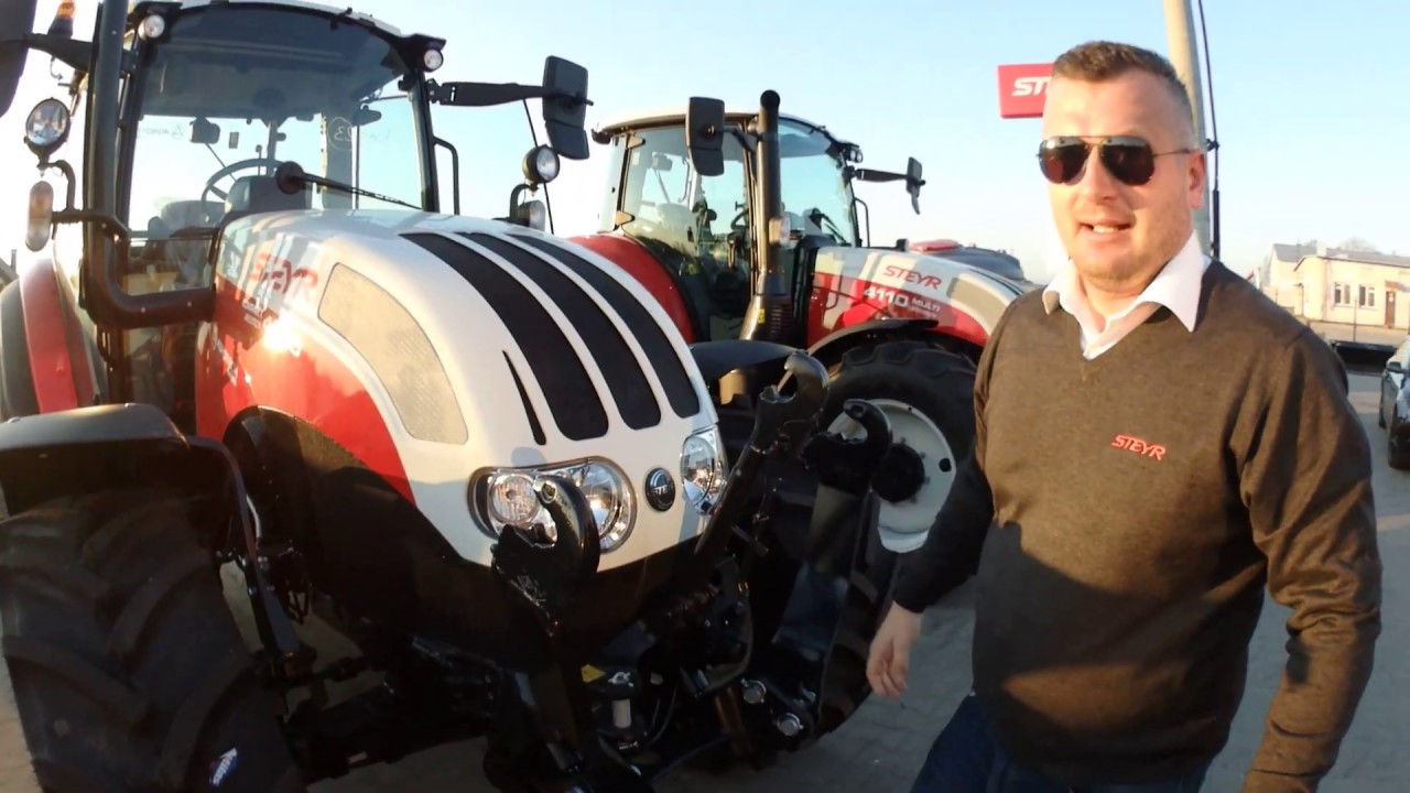 Prezentacja ciągnika STEYR 4095 KOMPAKT HILO odcinek 2