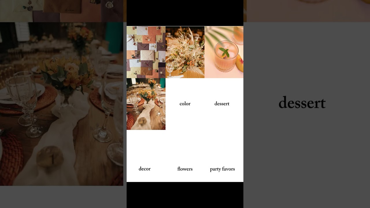 Light Orange Event Aesthetic  